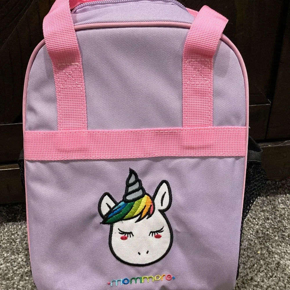 mommore Portable Unicorn Lunch Bag for Kids Insulated - Very rare / discontinued